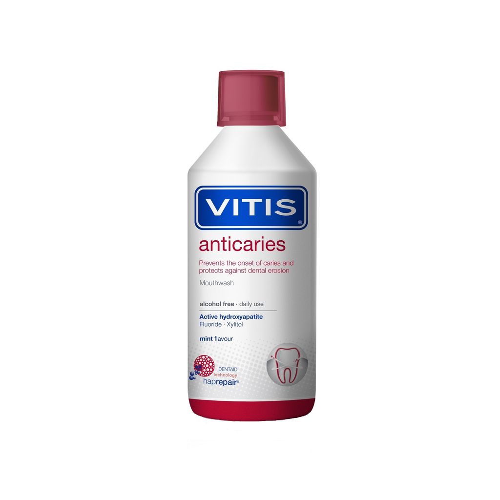 фото упаковки Vitis Anticaries Ополаскиватель для полости рта для ежедневного использования