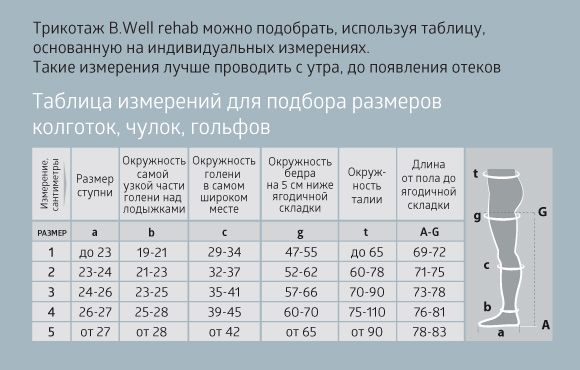 B.Well Гольфы компрессионные MED JW-121 2 класс компрессии, р. 2, 22-29 mm Hg, пара, цвет сафари, 1 шт.