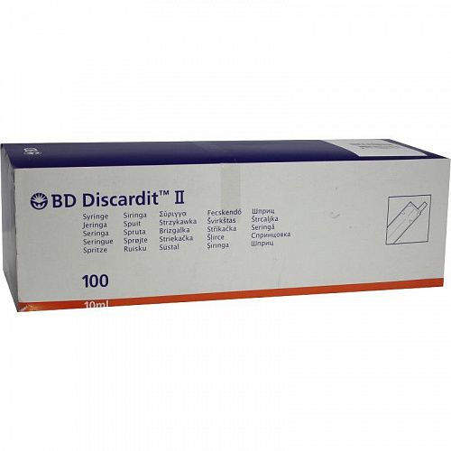 фото упаковки Шприц двухкомпонентный инъекционный одноразовый BD Diskardit