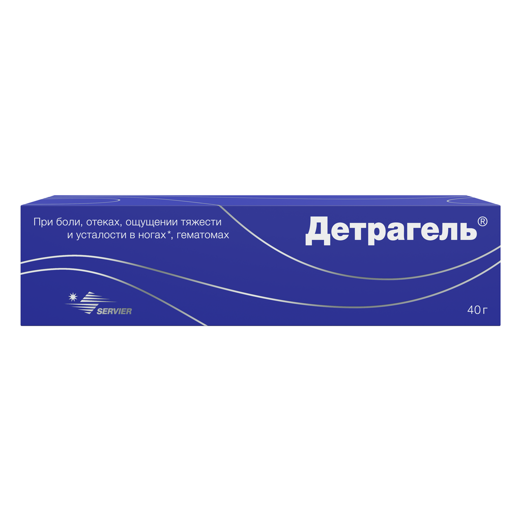 Детрагель, гель для наружного применения, 40 г, 1 шт.