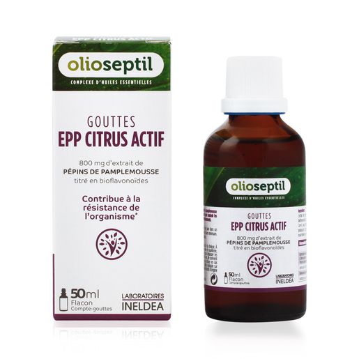 Olioseptil Цитрус Актив, раствор, для применения внутрь, 50 мл, 1 шт.