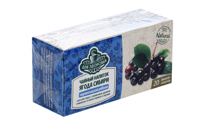 фото упаковки Чай ягодный Черноплодная рябина
