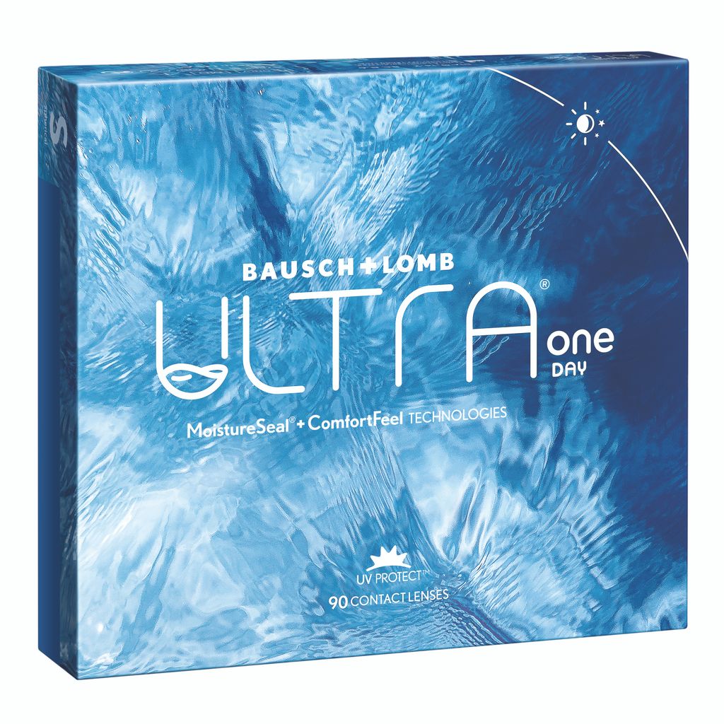 Ultra One Day Мягкие контактные линзы, BC=8.6 d=14.2, D(-2.50), 90 шт.