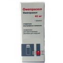 Омепразол, 40 мг, лиофилизат для приготовления раствора для инфузий, 1 шт.