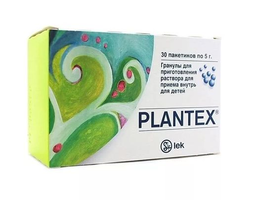 Плантекс, гранулы дозированные для приготовления раствора для приема внутрь для детей, 5 г, 30 шт.