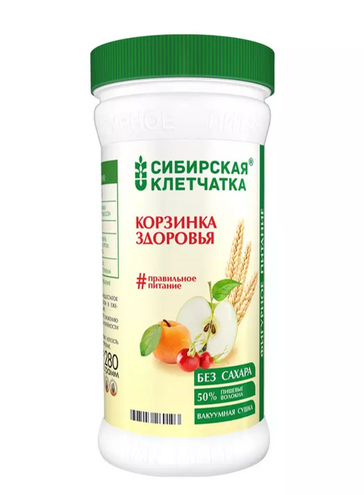 Сибирская клетчатка Корзинка здоровья, 280 г, 1 шт.