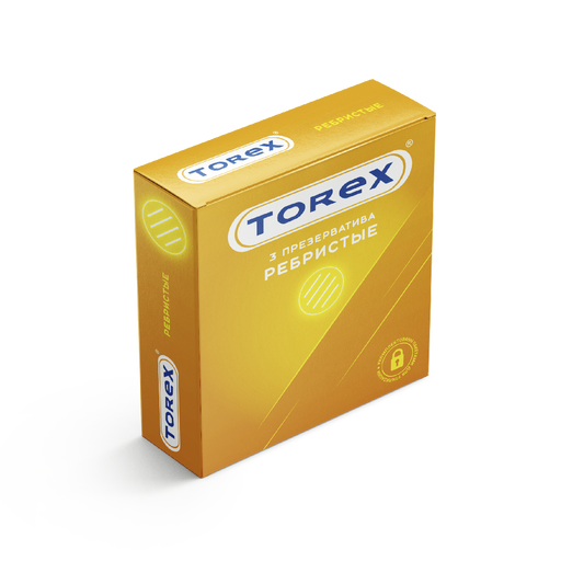 Torex презервативы ребристые, 3 шт.