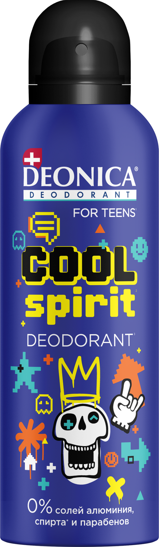 Deonica for teens дезодорант-спрей Cool Spirit, спрей, 125 мл, 1 шт.