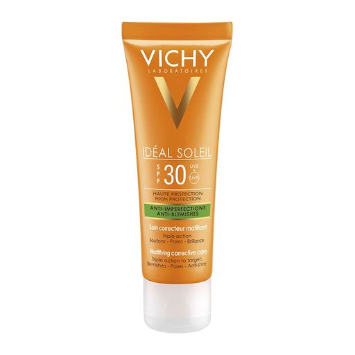 Vichy Capital Ideal Soleil крем против несовершенств SPF30, 50 мл, 1 шт.