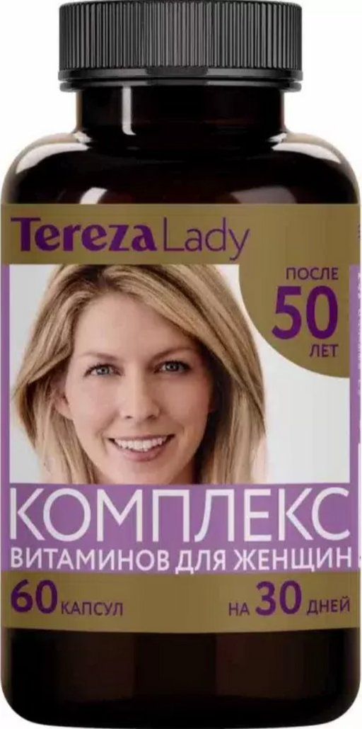TerezaLady Комплекс Витаминов для женщин 50+, капсулы, 60 шт.