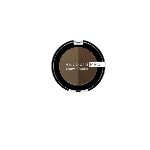 Relouis Pro Brow Powder Тени для бровей, тон 02 Taupe, 3 г, 1 шт.