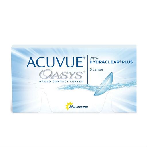 Acuvue Oasys Линзы контактные Двухнедельные, BC=8.8 d=14.0, D(-2.00), 6 шт.