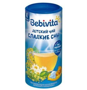 Bebivita Чай гранулированный, для детей с 4 месяцев, сладкие сны, 200 г, 1 шт.